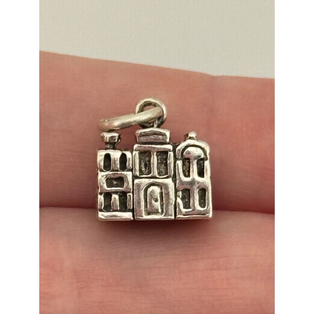 Sterling Silver Rainbow Row‎ Houses Charleston SC Charm South Carolina Souvenir